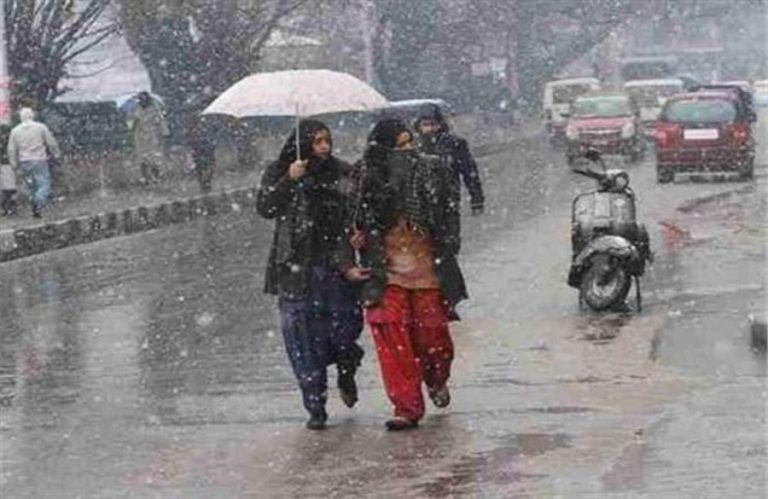 मौसम विभाग ने जताई छह जिलों में बारिश के साथ बर्फबारी की संभावना