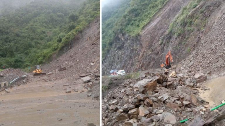 टनकपुर-चंपावत में मलबा आने से राष्ट्रीय राजमार्ग हुए बंद