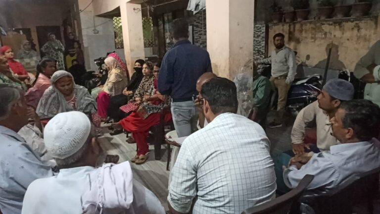 एलिवेटेड रोड तथा एनजीटी प्रभावितों ने सभा कर सरकार से मांगा  न्याय