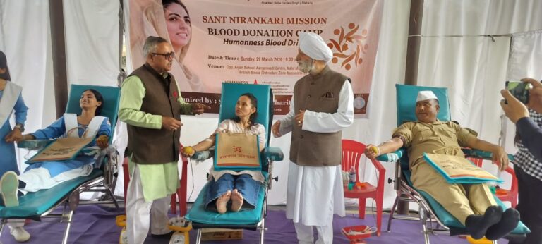 देहरादून में निरंकारी मिशन का रक्तदान शिविर, 60 लोगों ने किया रक्तदान